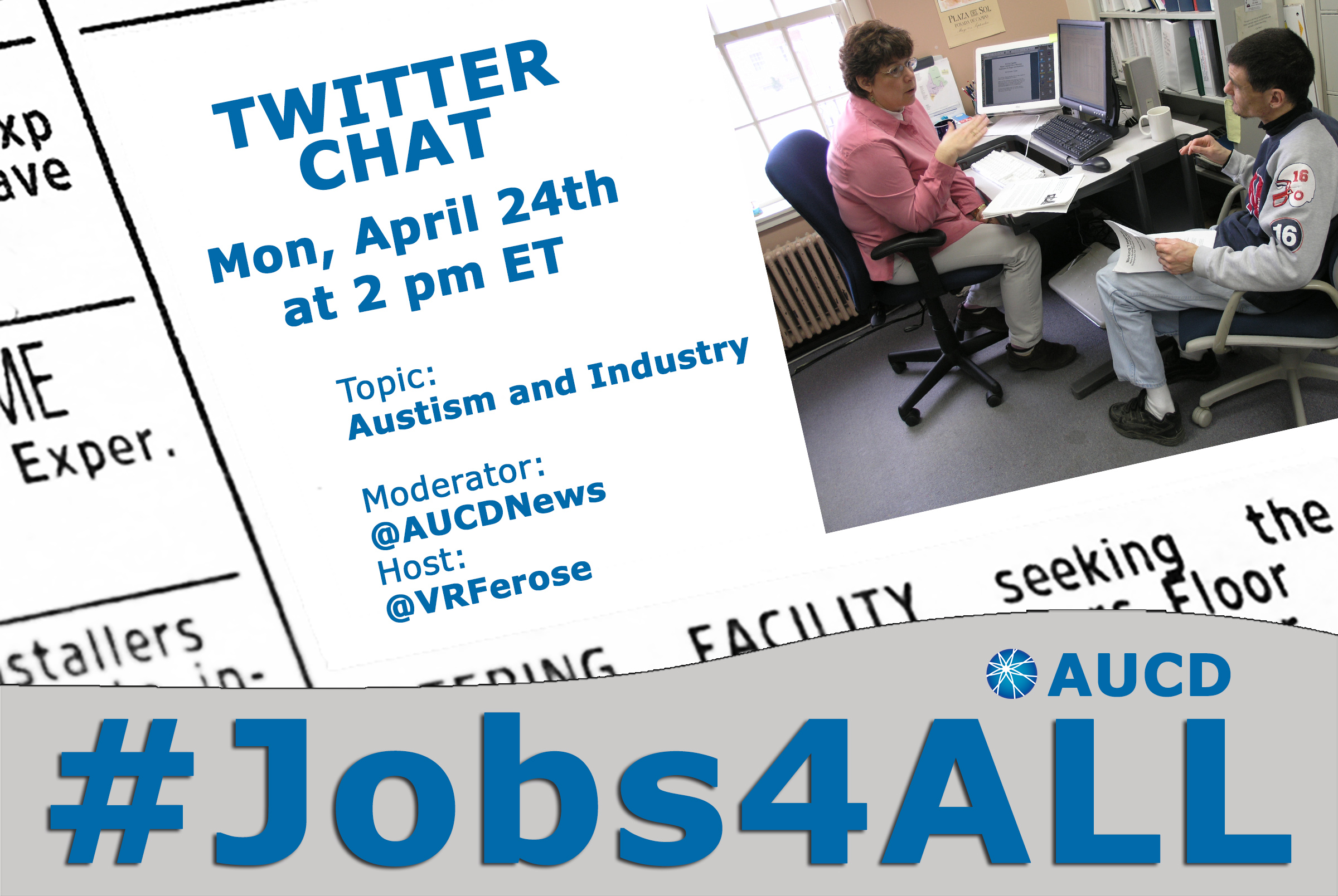 #Jobs4ALL Twitter Chat: Employment of People with Autism
