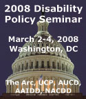 Disability Policy Seminar 2008 logo