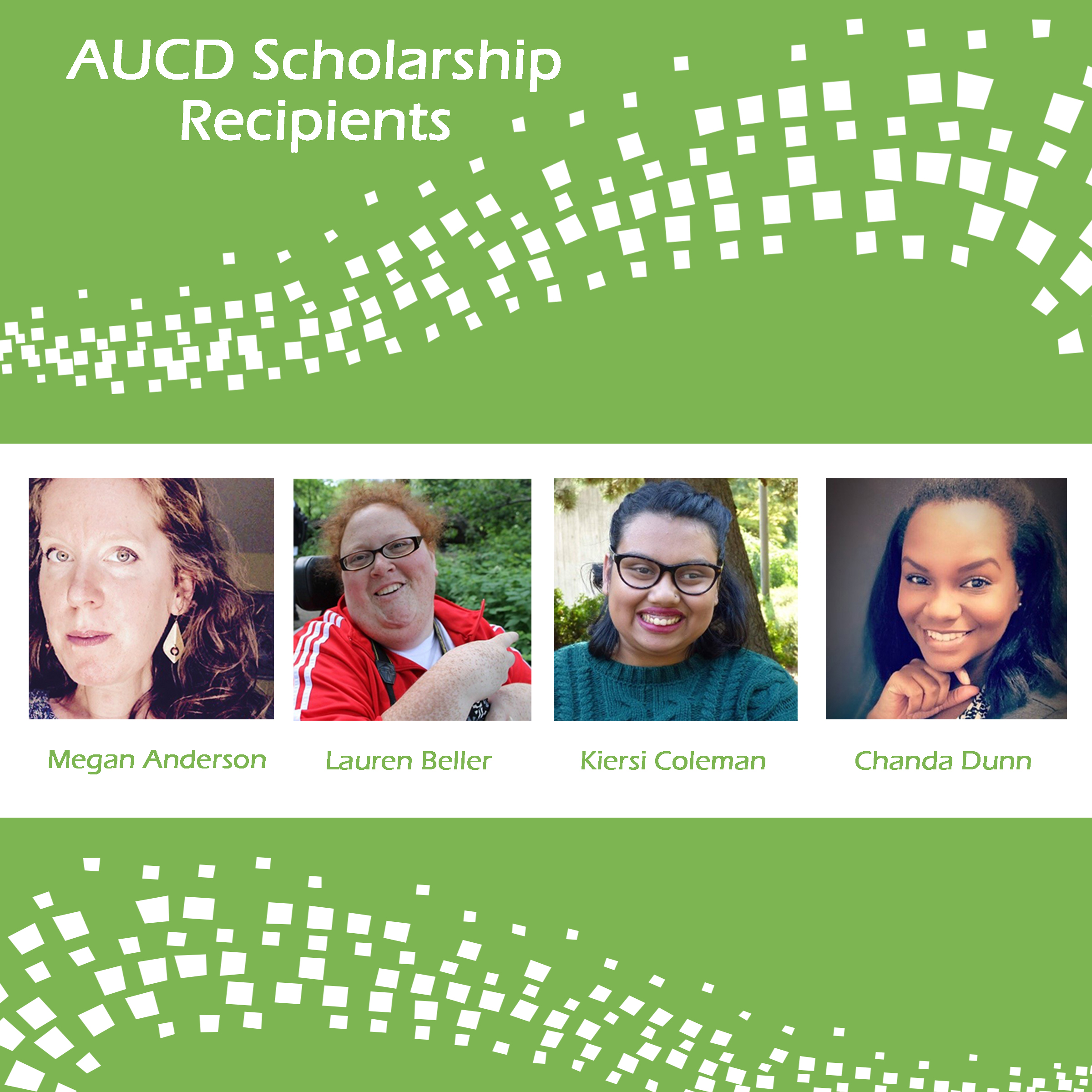 AUCD Scholarship Recipients