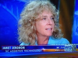 Janet Jendron, SCATP, interviewed on WIS TV-10, Columbia, SC