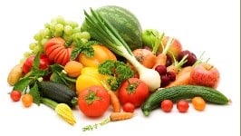 Image of several fruits and vegetables
