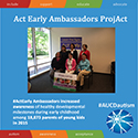 #ActEarly Ambassadors increased awareness on healthy developmental milestones