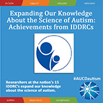 Expanding Our Knowledge About the Science of Autism: Achievements from IDDRCs