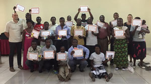 photo: team training certificates