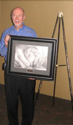 Dennis Stevens receives award
