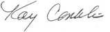 Kay Conklin signature