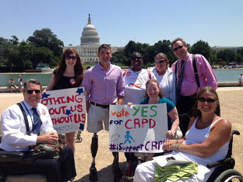 CRPD support rally