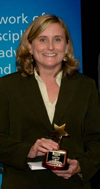 Sharon Lewis, ADD Commissioner, received the 2008 AUCD Gold Star Award for her work in crafting strong public policy.