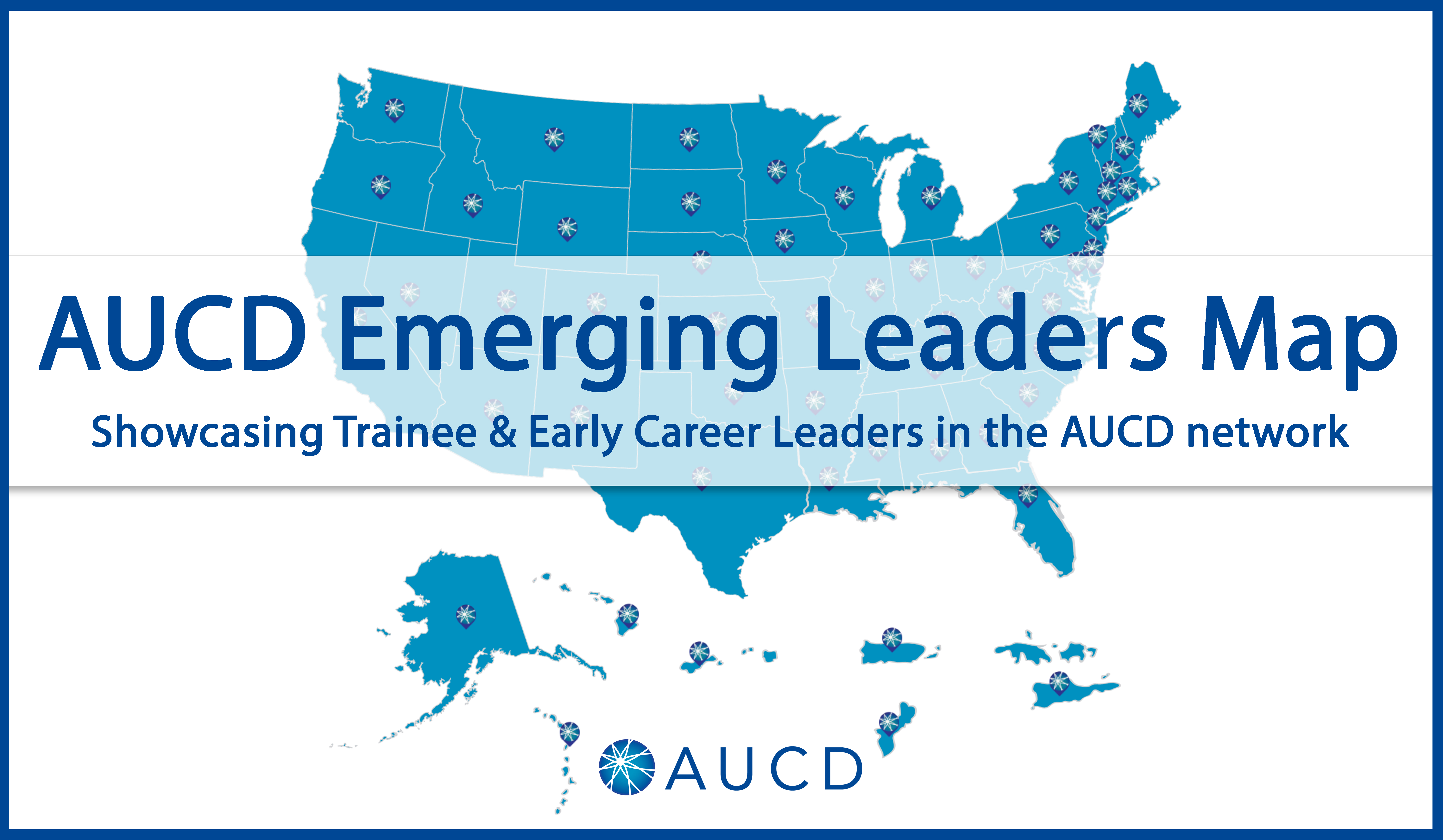 The AUCD Emgerging Leaders Map