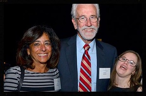 Gail Grossman and William Kiernan with Ashley Wolfe at the UMass Boston Gala