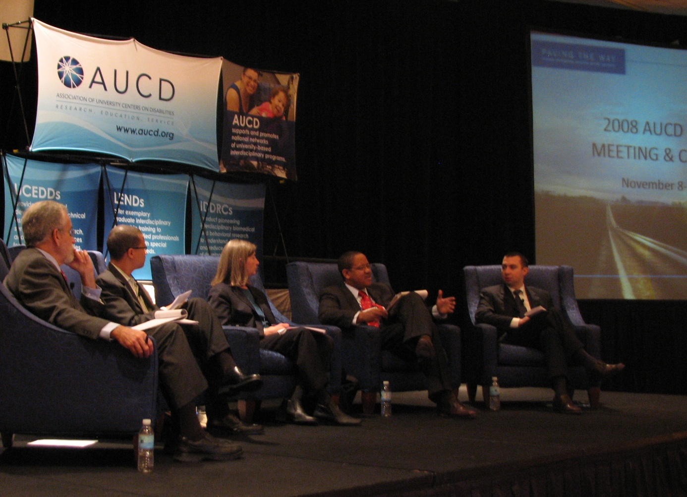 Michael Strautmanis speaks at 2008 AUCD Annual Meeting and Conference in Washington, DC
