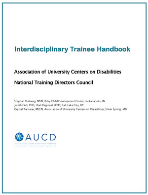 Image of Interdisciplinary Training Handbook cover