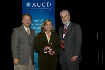 Sharon Lewis, Disability Policy Advisor to George Miller (D-CA), Chairman of the House Education and Labor Committee, received the 2008 Gold Star Award at the Association of University Centers on Disabilities (AUCD) Annual Meeting and Conference.