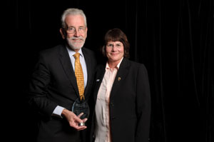 Bill Kiernan with AUCD President Julie Fodor