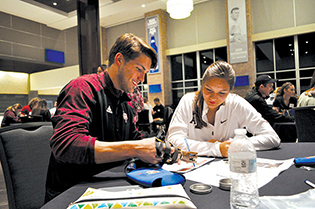 A&M Athletes Build Prosthetic Hands as Part of 'Helping Hands' Initiative (TX UCEDD)