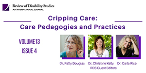 Cripping Care: Care Pedagogies and Practices Special Forum (HI UCEDD)