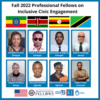The Professional Fellows Program on Inclusive Civic Engagement in Kenya, Tanzania, Uganda, and Ethiopia