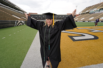 Mary Ann Taylor completed the USM Institute for Disability Studies' (IDS) Higher Education for All pilot program at USM, which is now the RISE To The Top! Certificate, a four-year, eight-semester inclusive college program incorporating academics and 