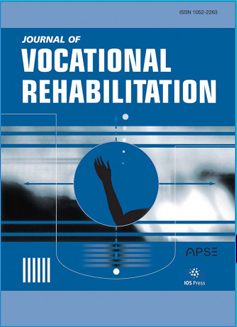 Cover page of the Journal of Vocational Rehabilitation