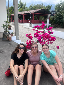 SD LEND Occupational Therapy group – Shana Cerny (Discipline Head), Kaylee Schmidt and Emily Bruinsma, OT Trainees in Antigua, Guatemala. 