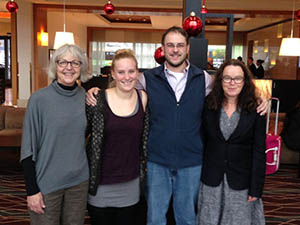  From left: JoAnne Malloy, Clinical Assistant Professor, Institute on Disability/University of New Hampshire; Michaela Joj, Research Assistant; Jonathon Drake, RENEW Master Trainer; Pia Pode Milwertz, Project Coordinator
