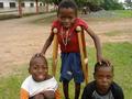 Children from the team's 2008 trip to Zambia