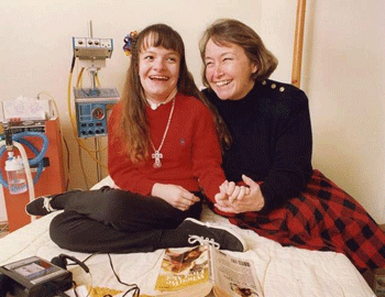 Katie Beckett and her mother, Julie