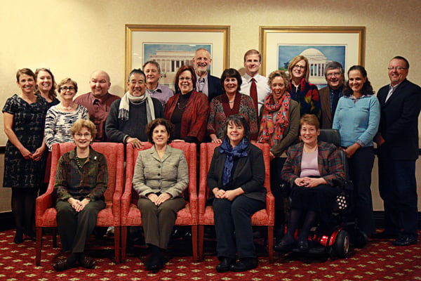 Members of the 2013-2014 AUCD Board of Directors at the 2013 AUCD Conference in Washington, DC