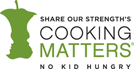 Share our strengths cooking matters no kid hungry - image of a half eaten apple