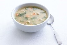 Image of a bowl of creamy soup.