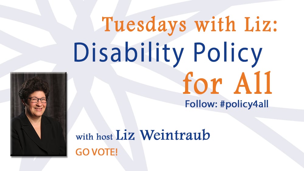 AUCD, Tuesday with Liz: Disability Policy for All