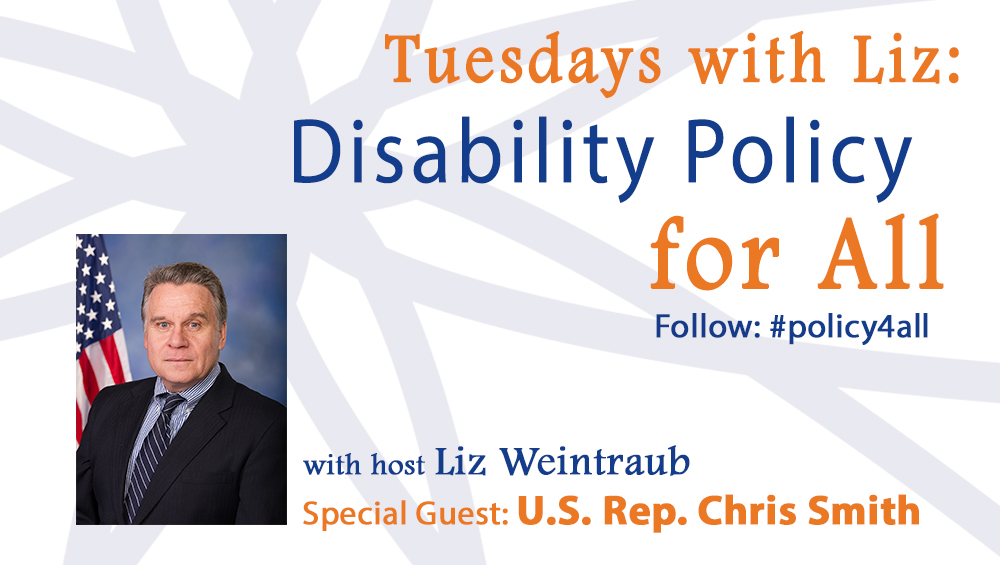 Tuesdays with Liz: Congressman Chris Smith Discusses Autism CARES Act