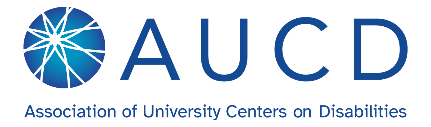 Alt Text: Description: Image of a globe with a burst of lines. Text: AUCD Association of University Centers on Disabilities