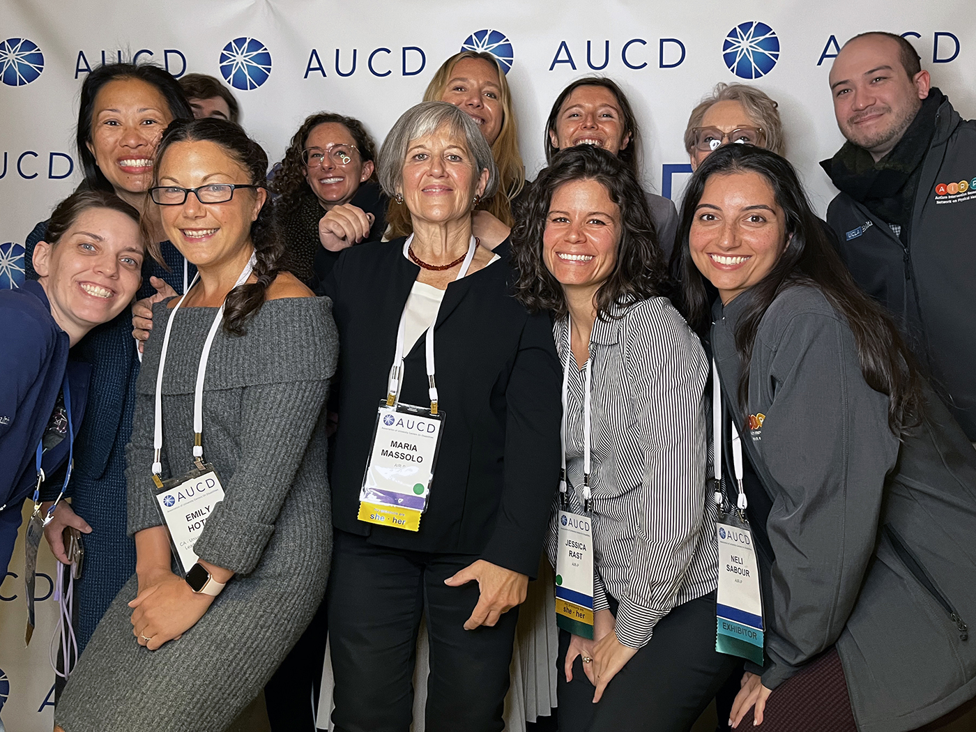 Network Members from California on  AUCD Step and Repeat