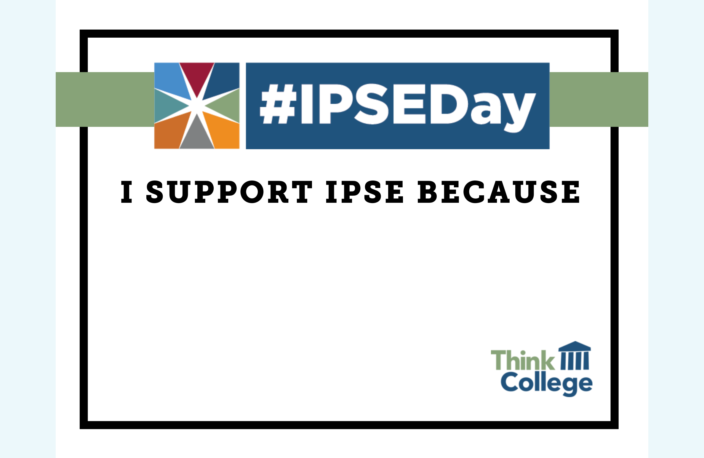 Join Think College for IPSE Day