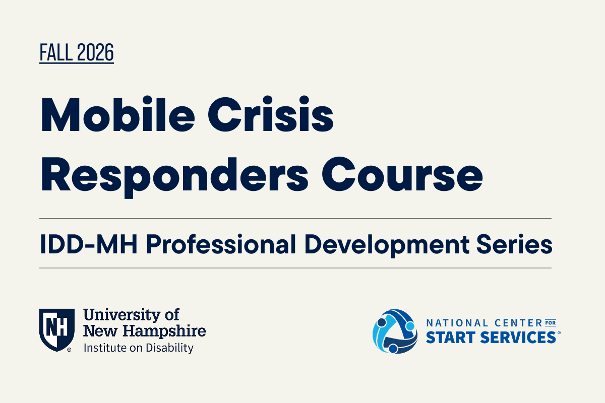 Mobile Crisis Responders Course - Fall 2026