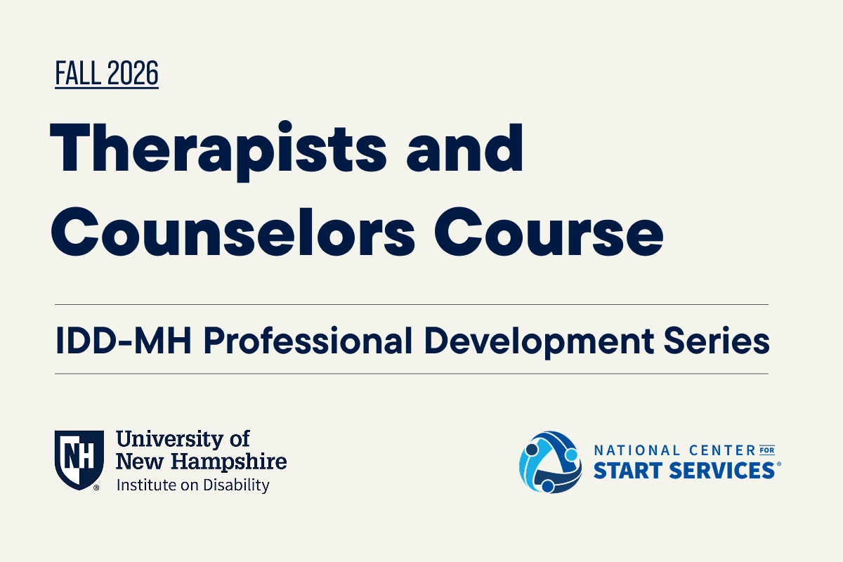 Therapists and Counselors Course - Fall 2026