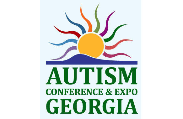 Graphic of a sun. Text Georgia Autism Conference & Exp