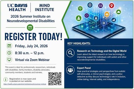 2026 Summer Institute on Neurodevelopmental Disabilities