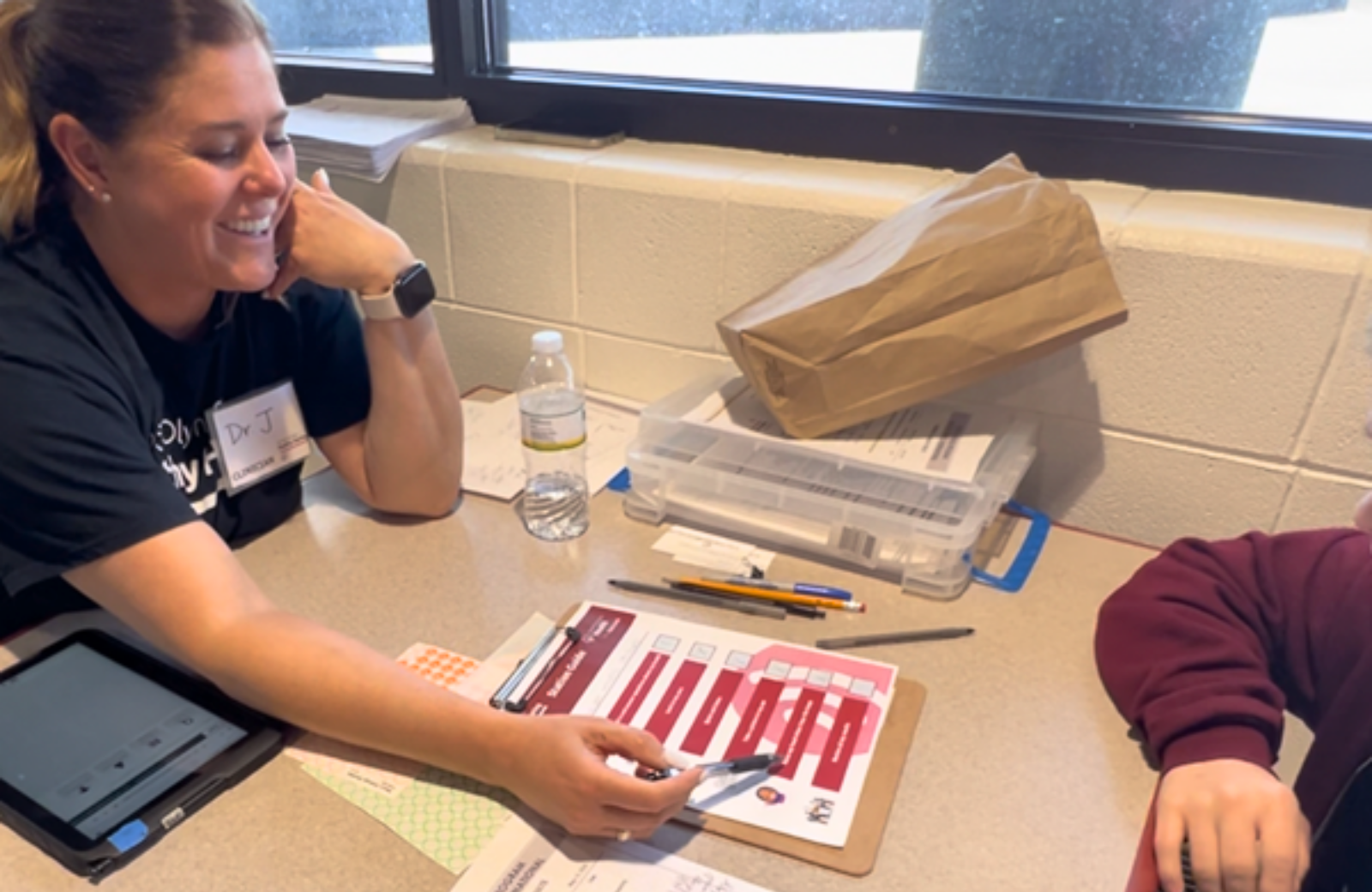 LEND Leaders Share Visual Schedules with Special Olympics