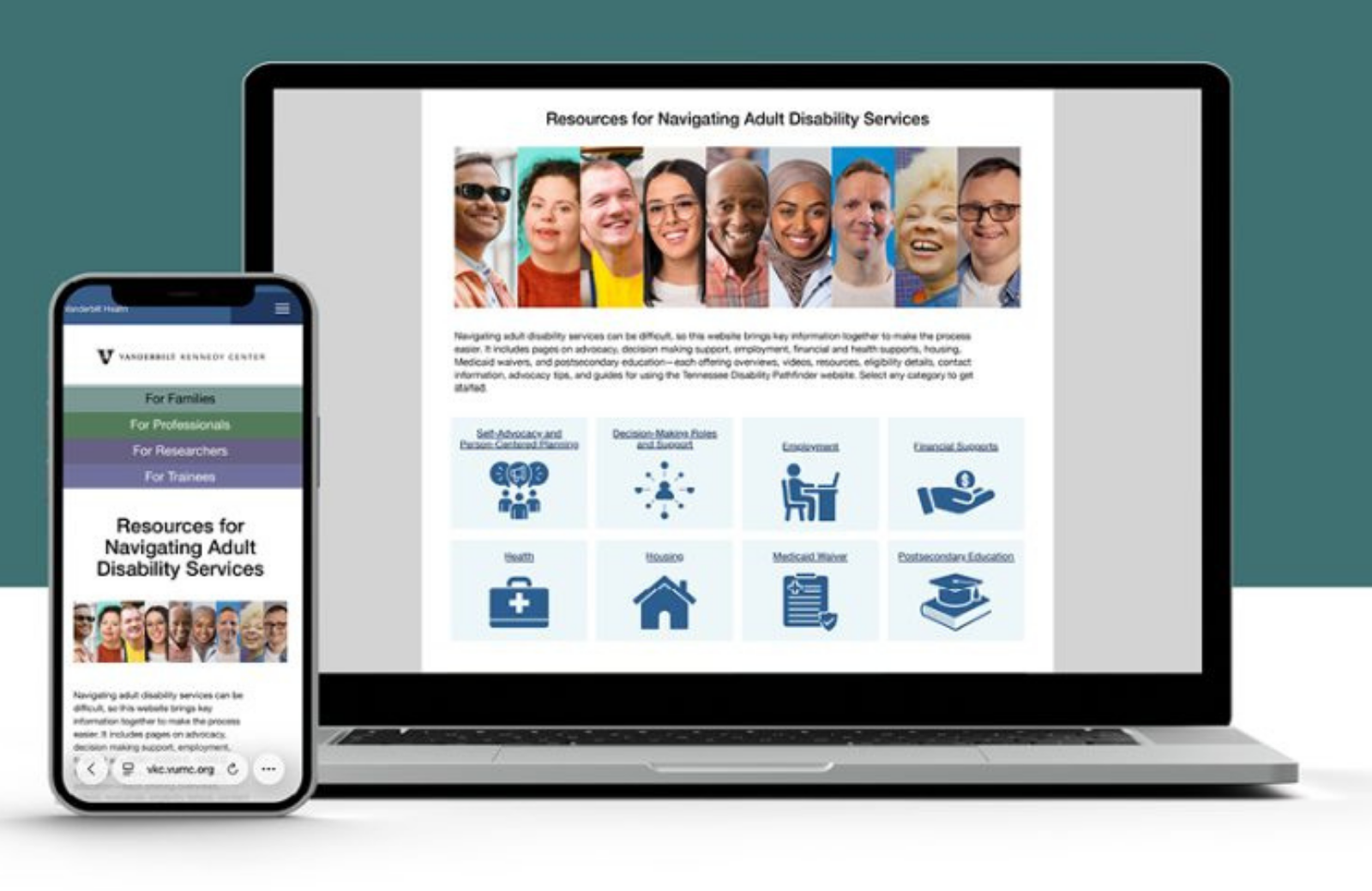 New “Navigating Adult Services” Webpages Now Live on the Vanderbilt Kennedy Center website