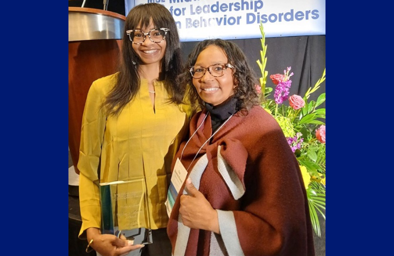 Texas A&M University Project DIVERSE Doctoral Scholar Receives Midwest Symposium for Leadership in Behavior Disorders Award