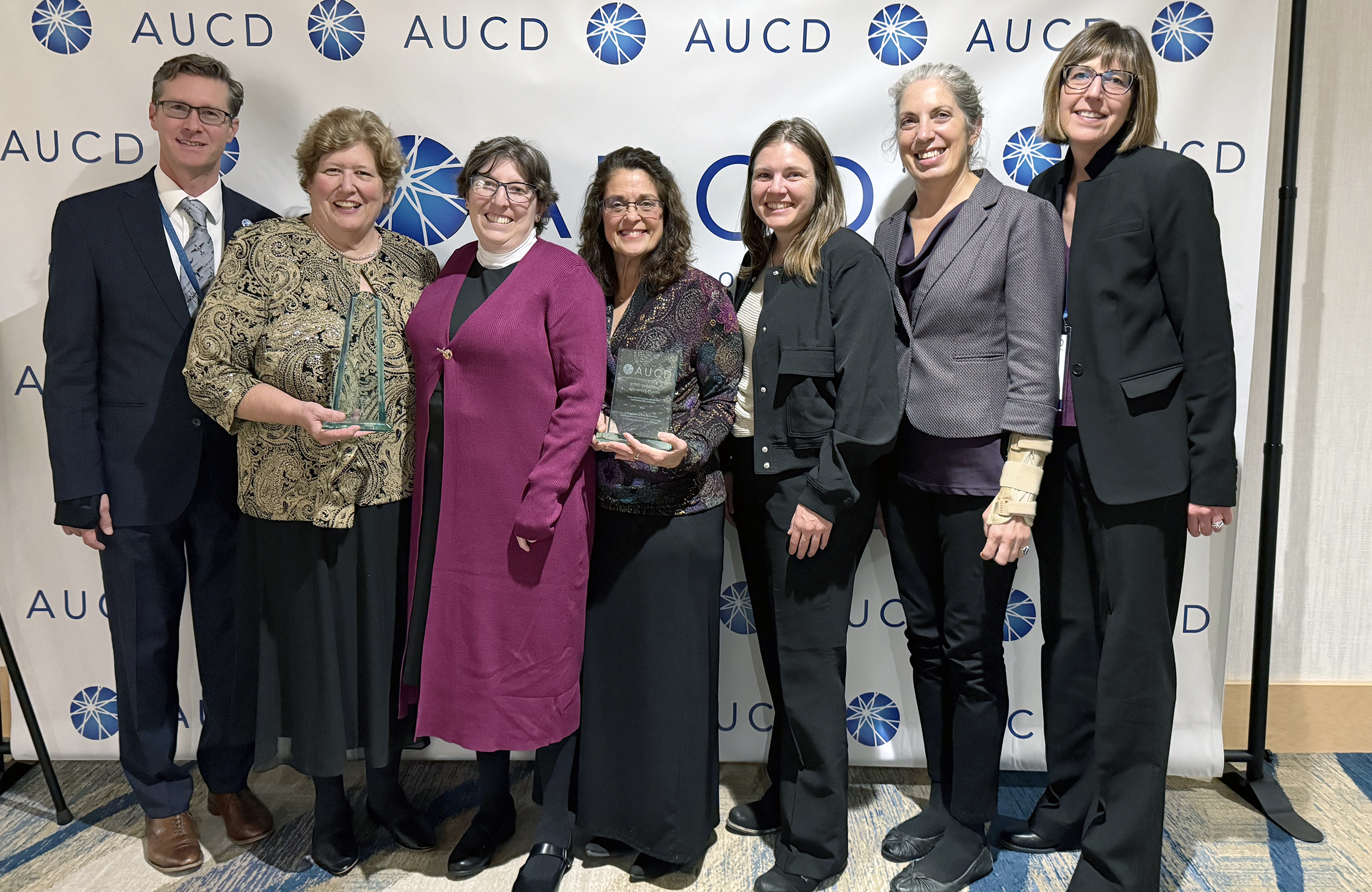 Awardees during the AUCD 2024 Conference. 