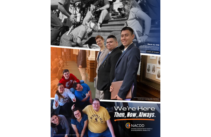 AUCD Kicks Off We're Here: Then, Now, Always. to Celebrate Developmental Disabilities Awareness Month