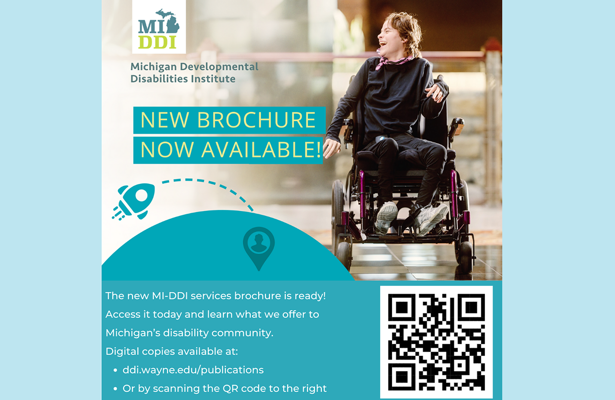 New Brochure from Michigan Developmental Disabilities Institute (MI-DDI)