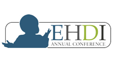 Sillluete of baby. Text: EHDI Annual Conference
